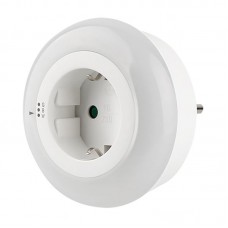 Φωτάκι Νυχτός LED με Φωτοκύτταρο & Πρίζα 13-122209